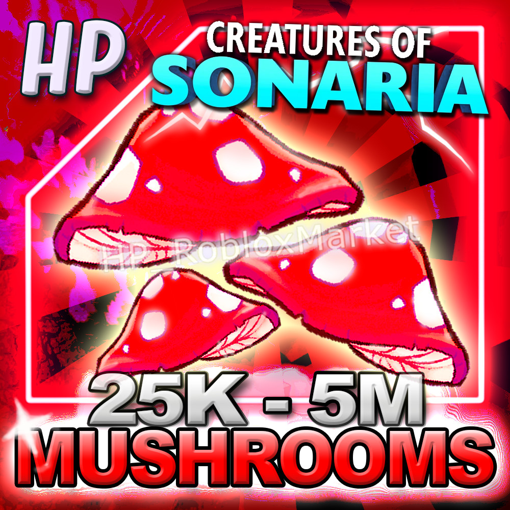 CREATURES OF SONARIA🍄[ 25K - 5M Mushrooms / MUSH]⚡FASTEST DELIVERY・COS⚡ million