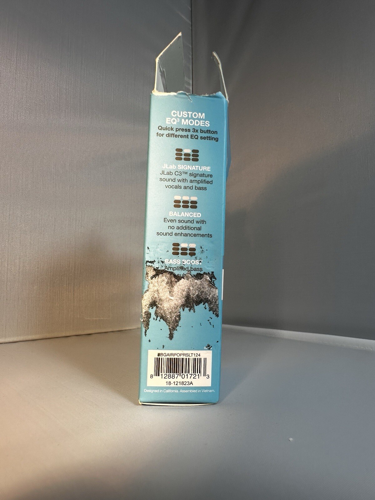 JLab Go Air POP True Wireless Bluetooth Earbuds, iOS, Android, Headphone SLATE