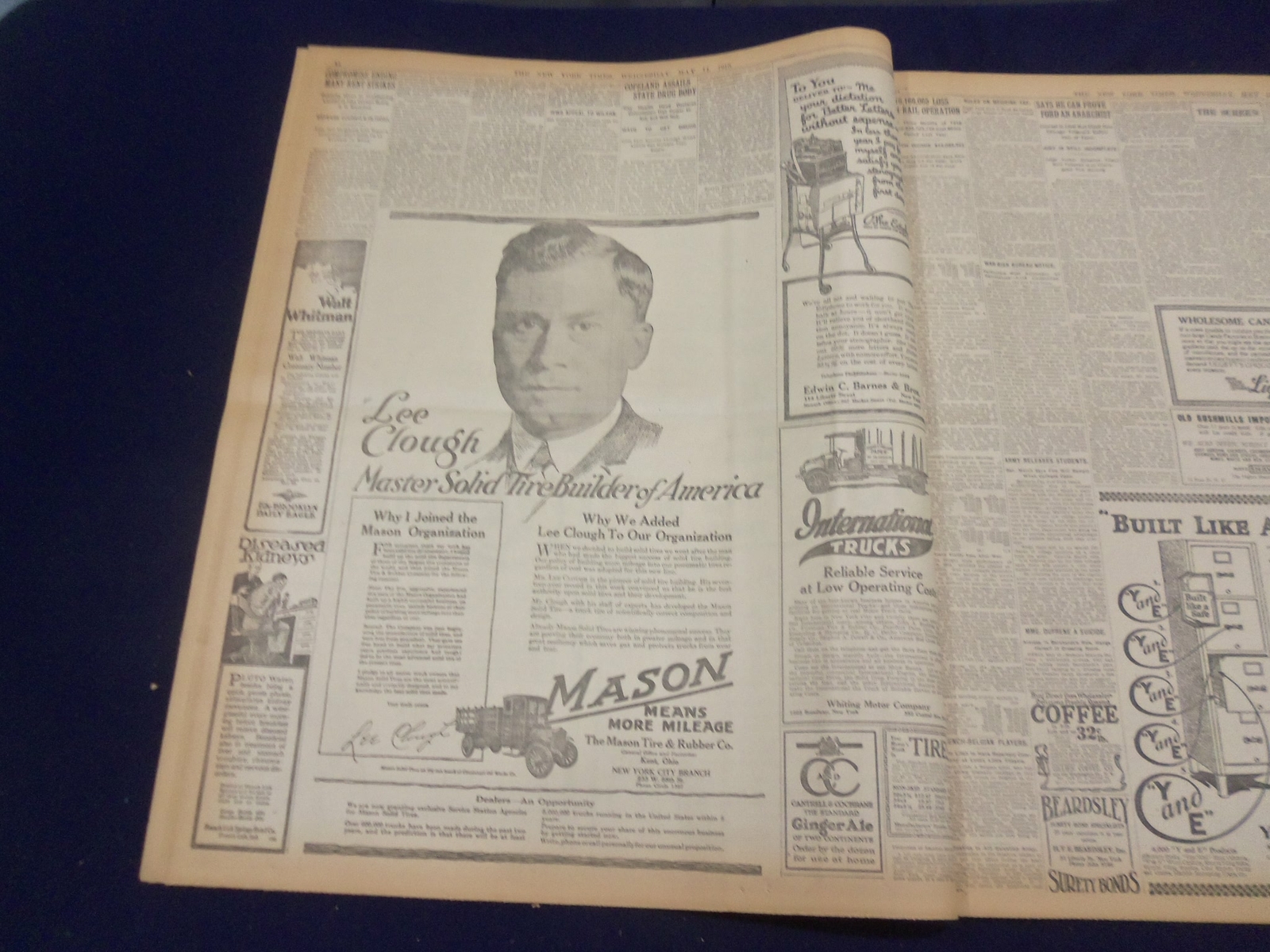 1919 MAY 14 NEW YORK TIMES - LENIN REJECTS FEEDING PROJECT - NT 9247