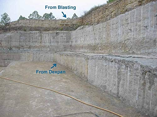 Dexpan Expansive Demolition Grout 11 Lb. Bucket for Rock Breaking, Concrete