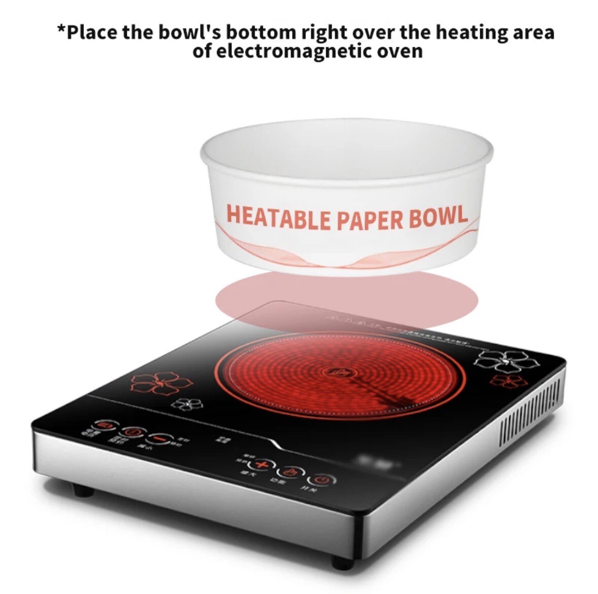 Noobol Induction Heatable Paper Ramen Bowl (50 PCS)