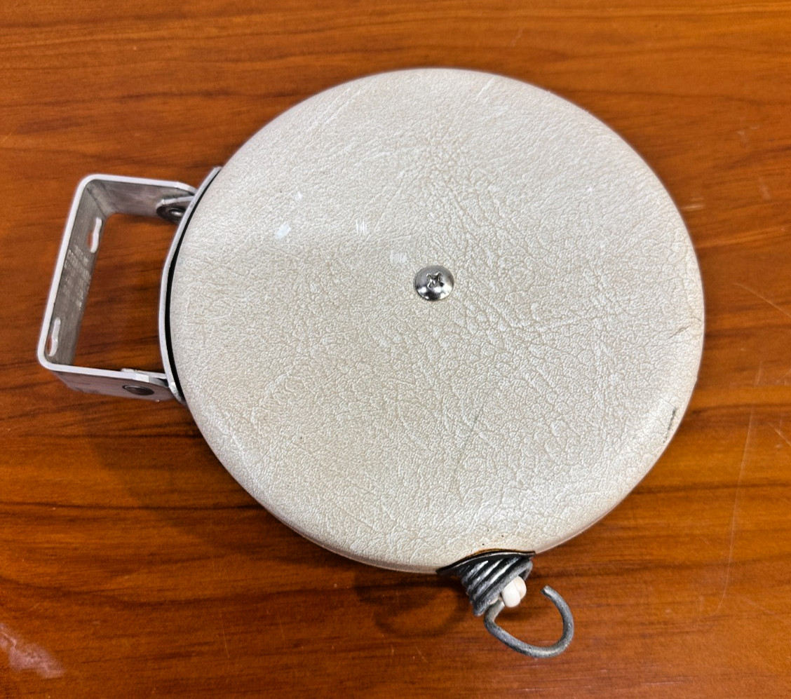 Vintage Cordomatic Automatic Clothesline Reel- Retractable-White