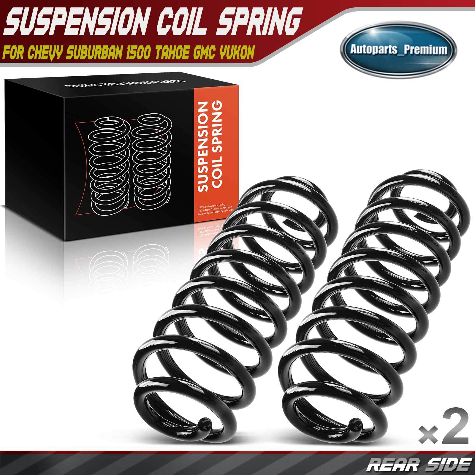 2x Coil Springs for Chevrolet Avalanche Suburban 1500 Cadillac Escalade GMC Rear