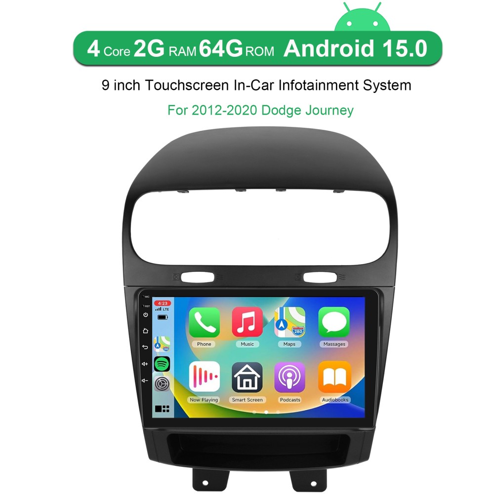 For 2012-2020 Dodge Journey Apple Carplay Car Stereo Radio GPS Android 15 2+64GB