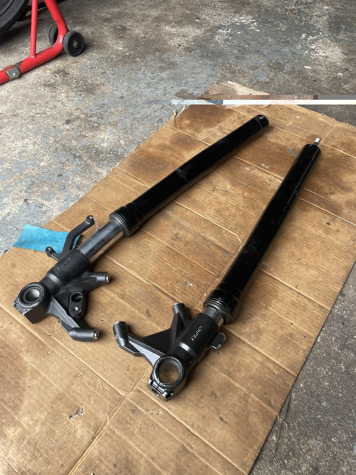 2023 19 - 25 KAWASAKI NINJA ZX636 ZX6R FRONT RIGHT LEFT SIDE FORKS TUBE LEG BENT