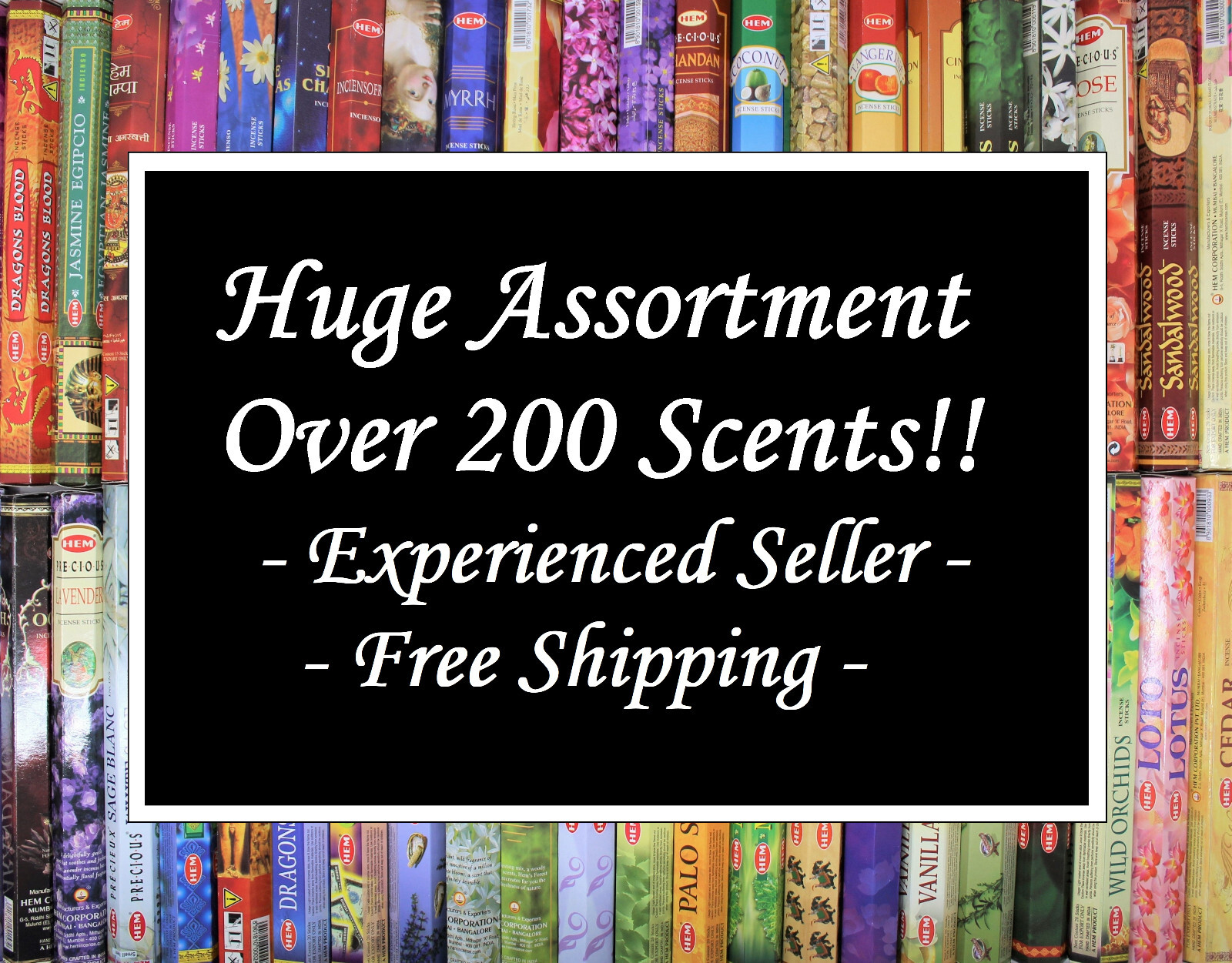 Hem Incense: Pack of 20 Sticks. CRAZY SALE OFFER - BUY 4 GET 4 FREE!