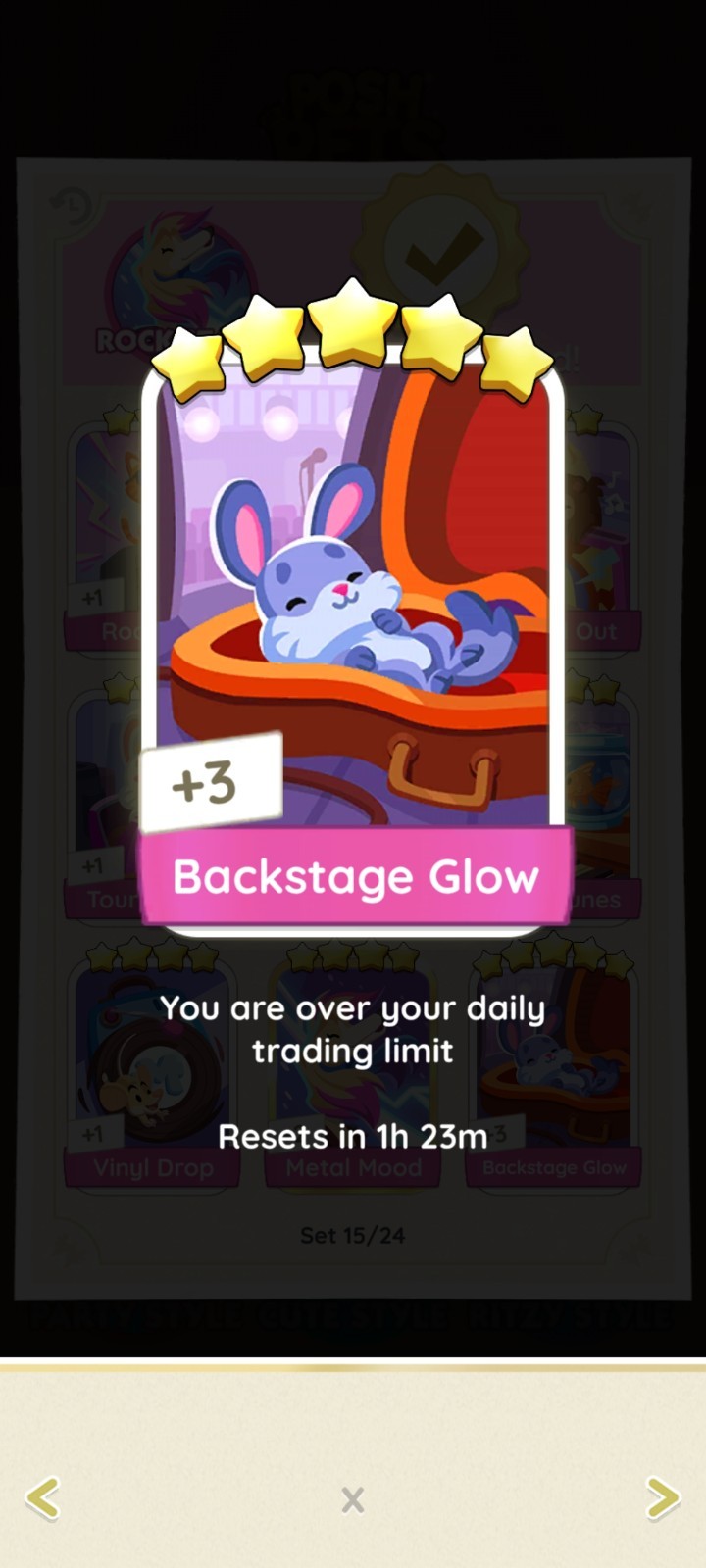 Backstage Glow- Stickers - 5⭐⭐⭐⭐⭐ - ⚡️ Posh Pets Album ⚡️