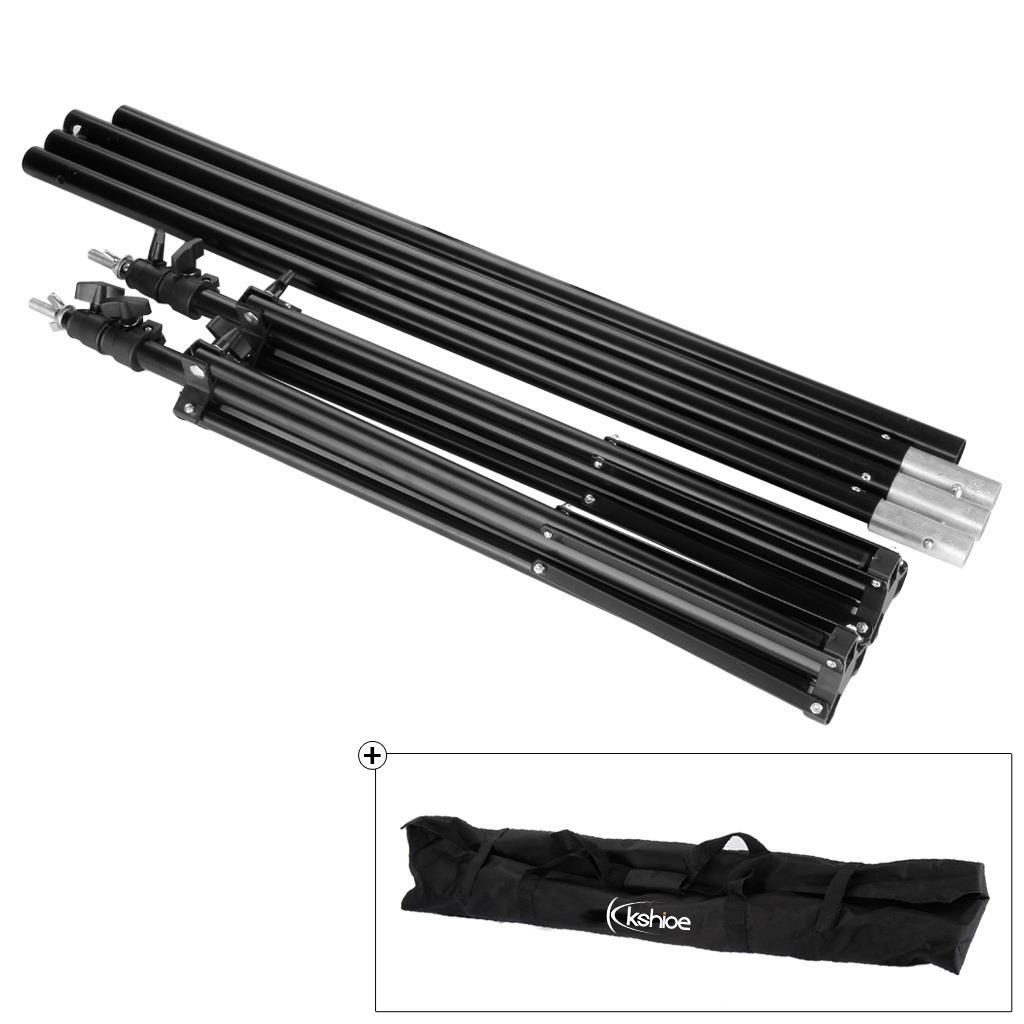 10Ft Heavy Duty Adjustable Photography Background Support Stand Kit With Case