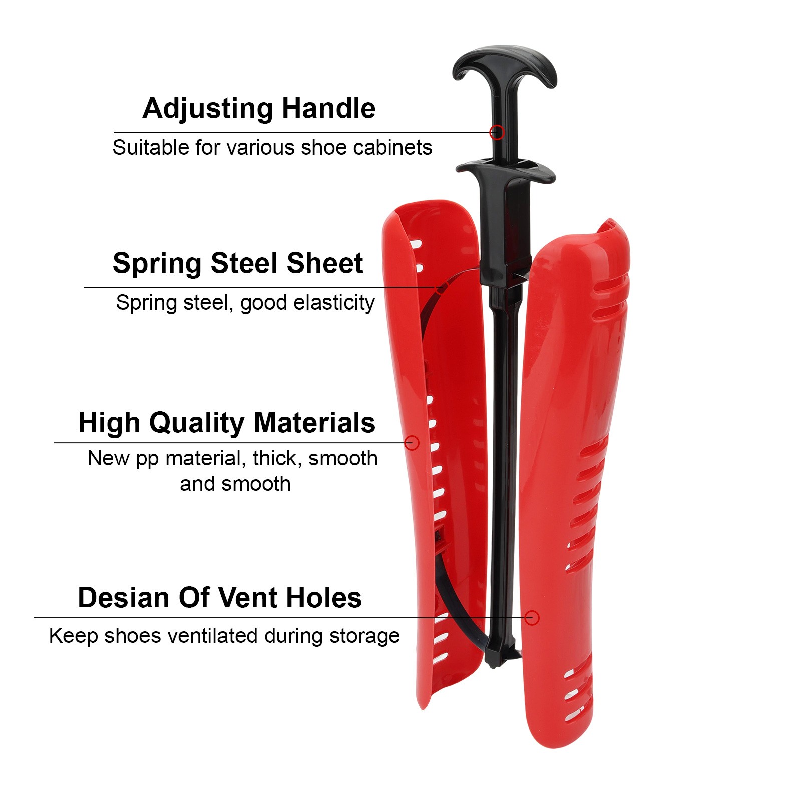 2x Adjustable Boot Shaper 12 Inch Inserts w/ Handle for Mid Calf Tall Boot Shape