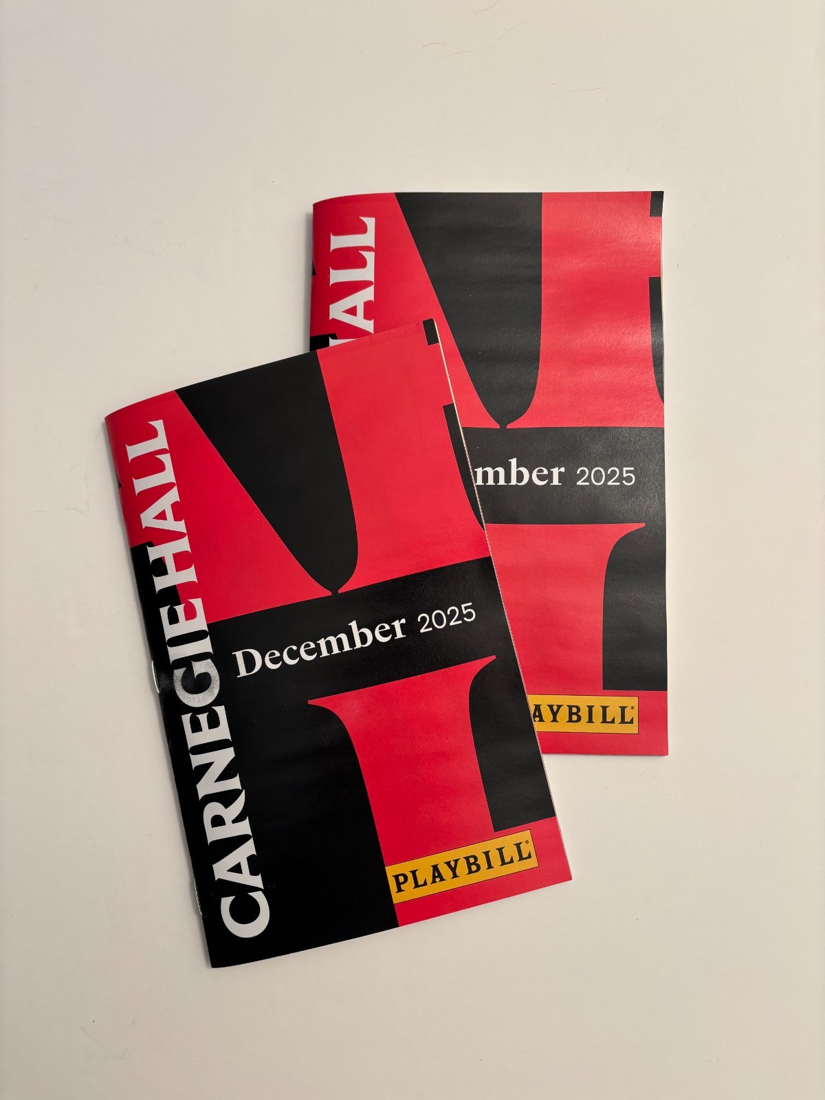 Carnegie Hall Playbill Cheyenne Jackson Dec 2025 Jane Krakowski 2 in lot YYYY