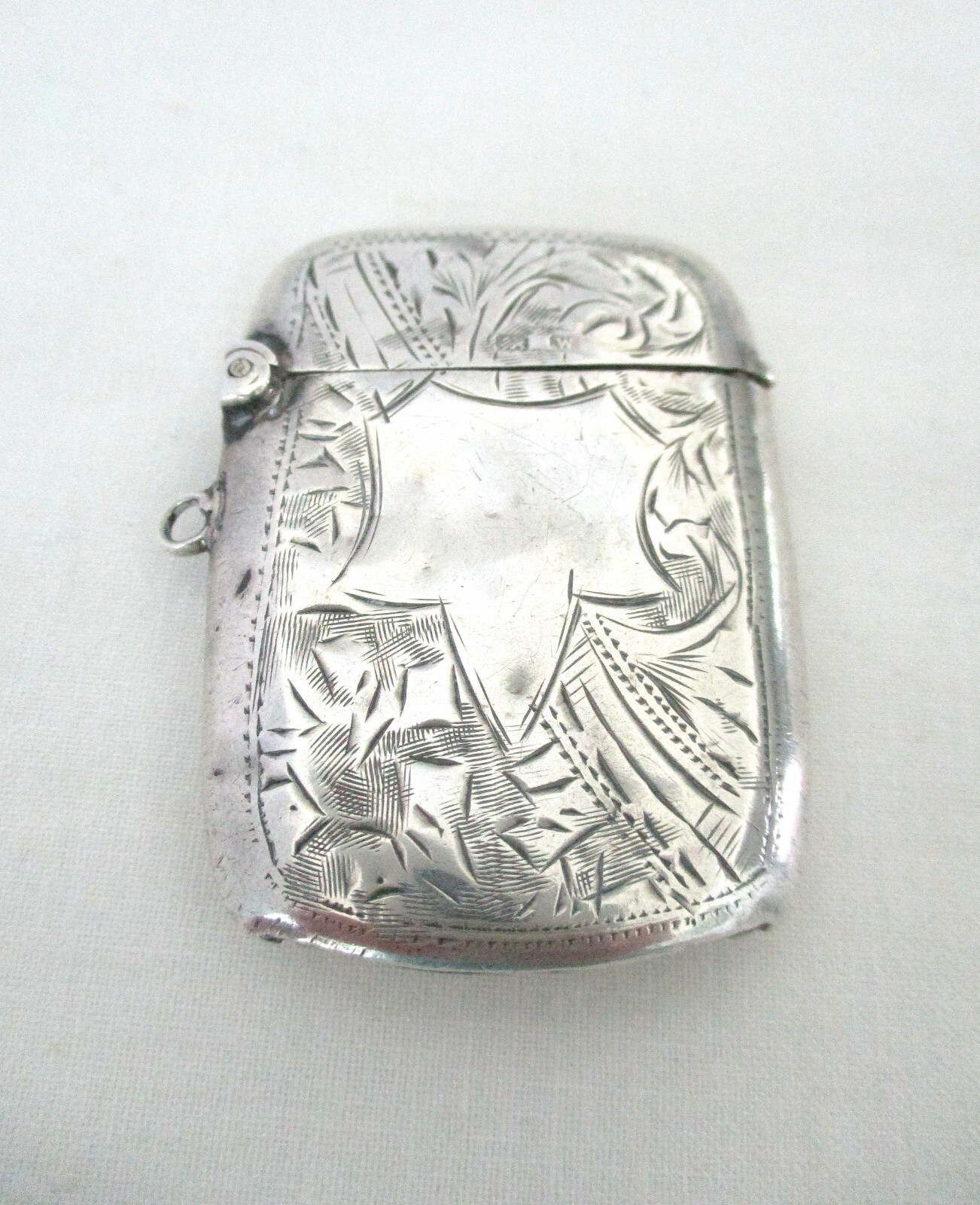 Antique, STERLNG,MATCH SAFE,CHATELAINE, ROLASON Bros, 1871, Birmingham