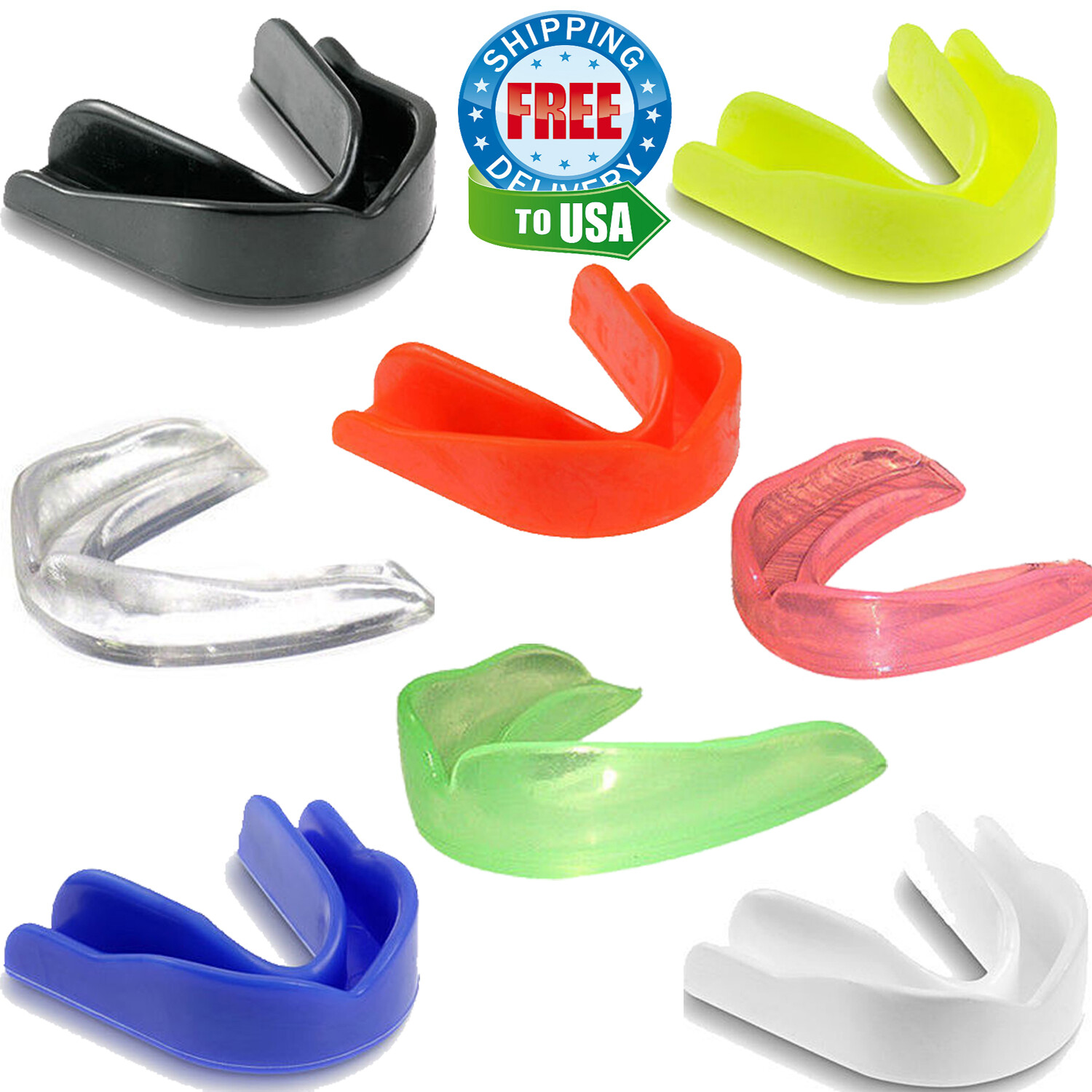 Mouth Guard Gum Shield Teeth Protector Boil Bit Boxing Karate Football Rugby