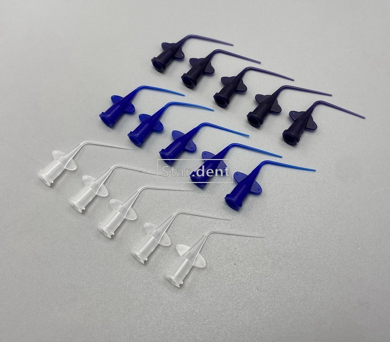 Dental Root Canal Endo Irrigation tip Prebent Syringe Tips Needle 0.25/0.35mm