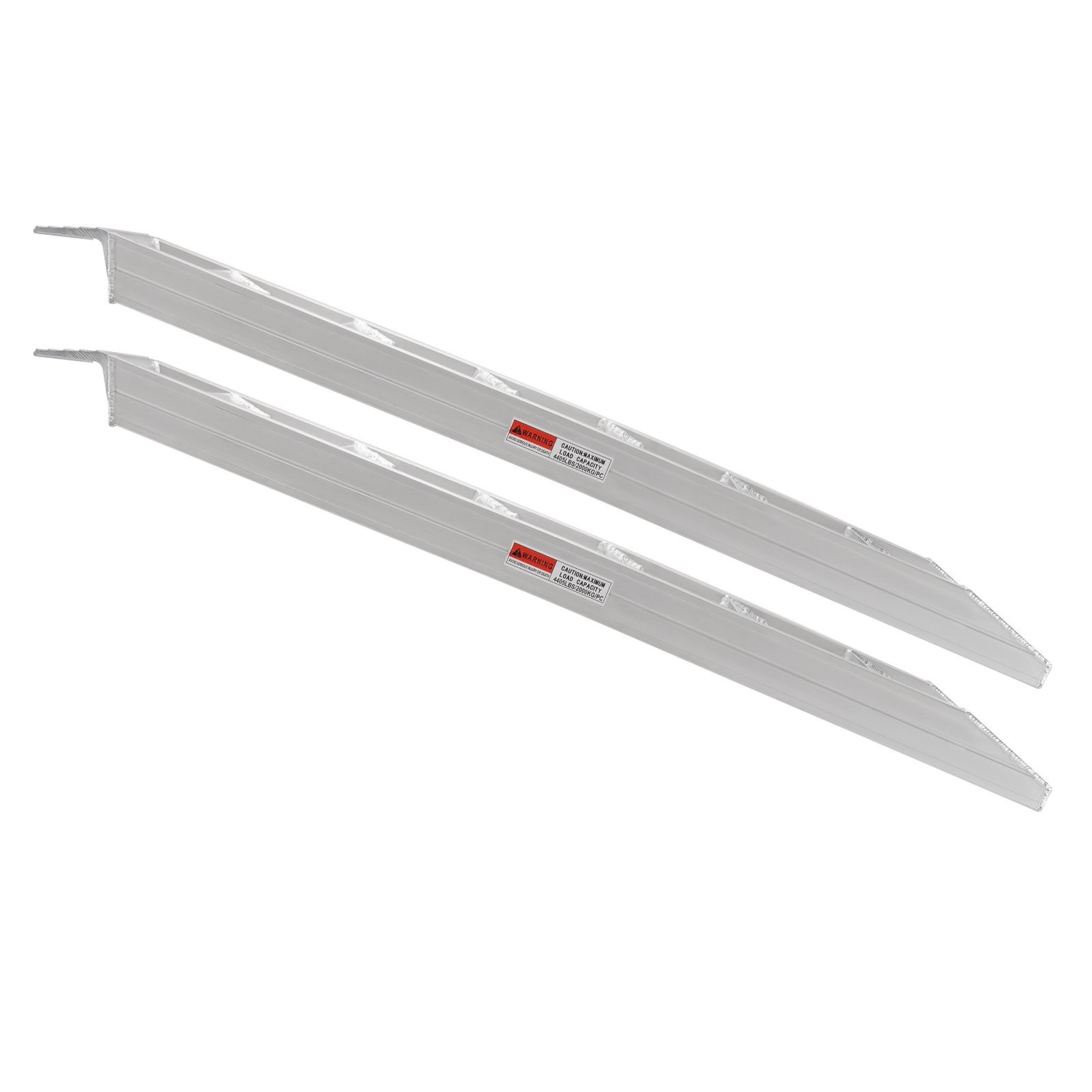 Aluminum Ramps, 8810 lbs, Heavy-duty Ramps with Top Hook Attaching End