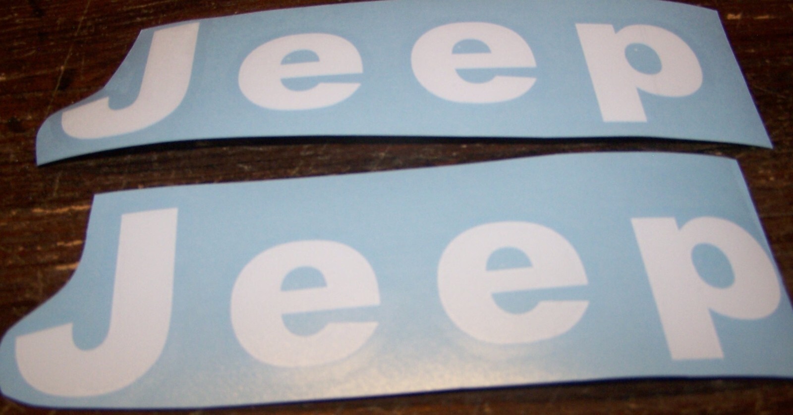 JEEP CJ FENDER VINYL DECAL SET CHOOSE COLOR YJ WRANGLER SCRAMBLER CJ5 CJ7 CJ8