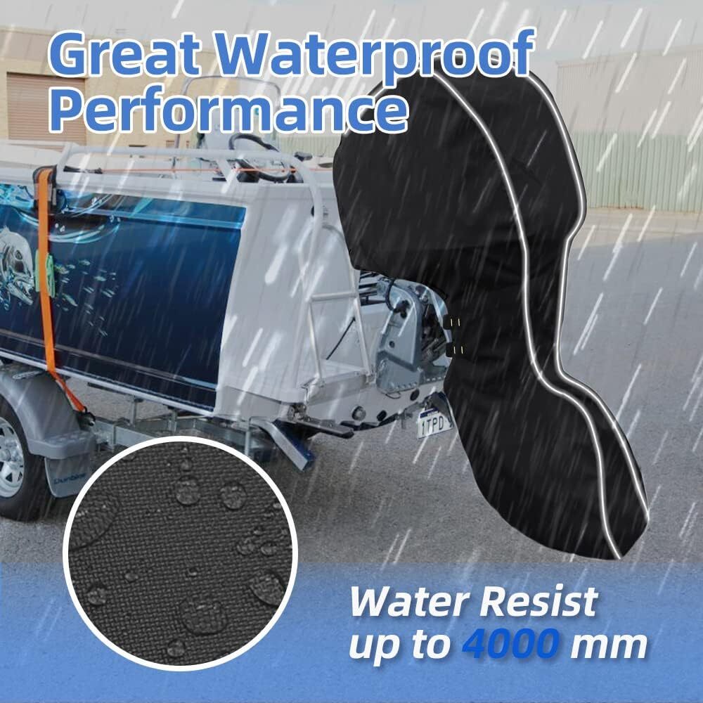 Heavy duty Boat Full Outboard Motor Engine Storage Canvas Cover