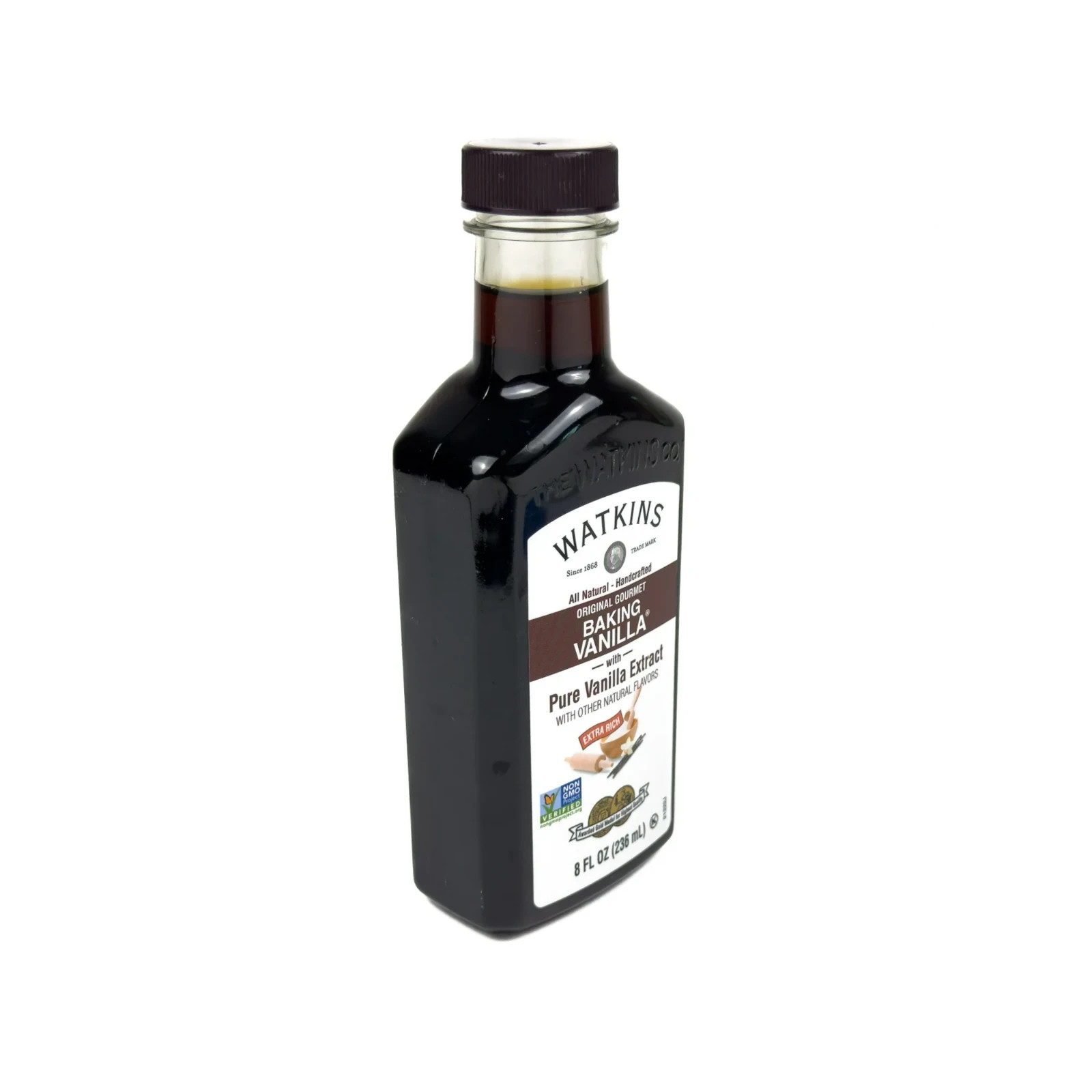 Watkins All Natural Original gourmet baking Vanilla with Pure Extract 8 fl oz...