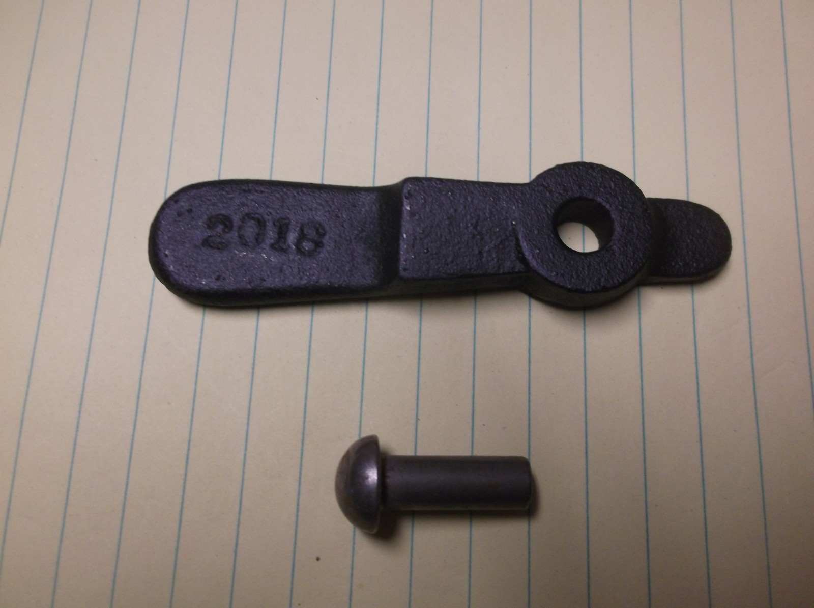 ENTERPRISE LOCKING LEVER LATCH RIVET 4, 6 0R 8 QT.  SAUSAGE STUFFER LARD PRESS