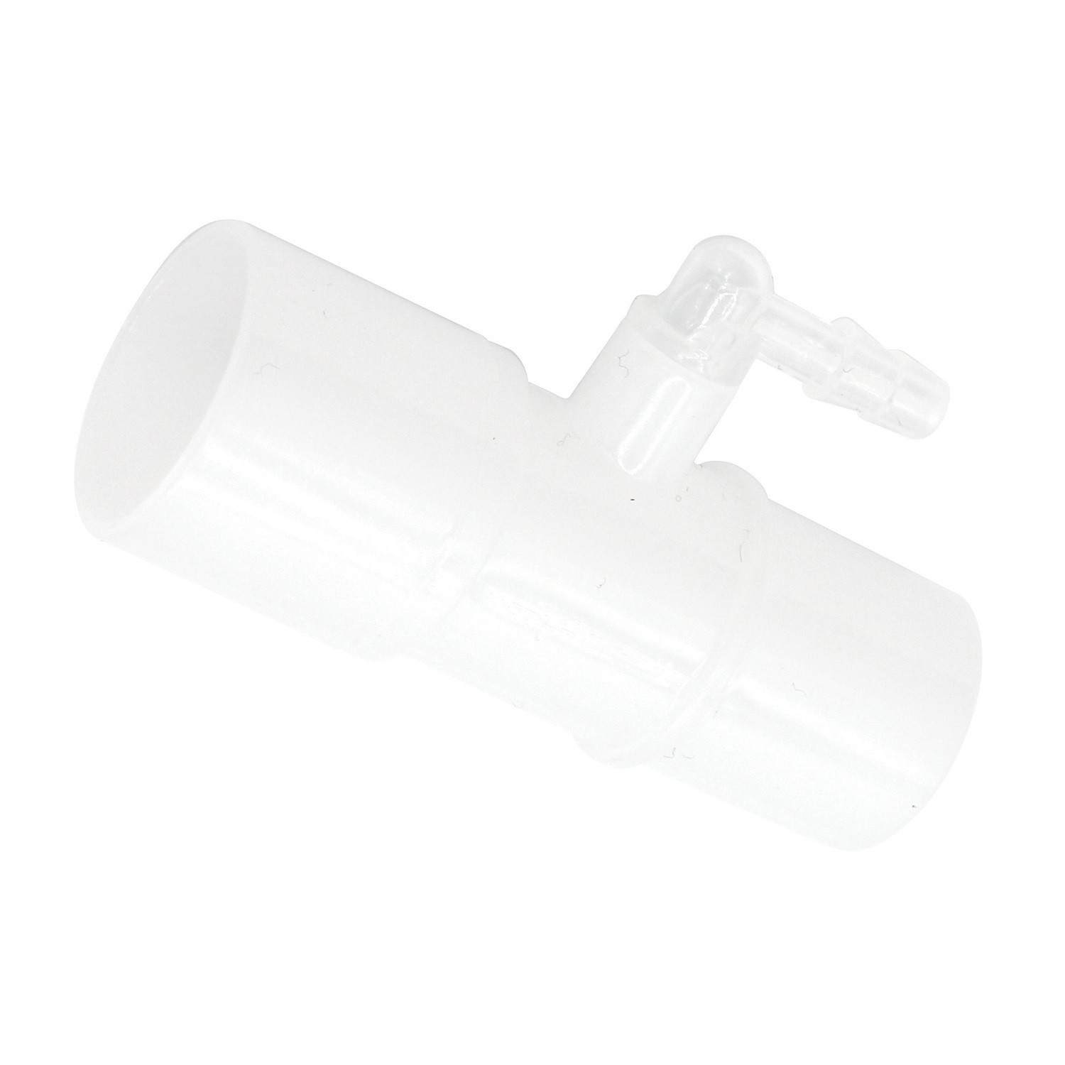 Oxygen Adapter Enrichment Port 22mm X 15mm with 6mm barbed Fits CPAP Tubing Hose