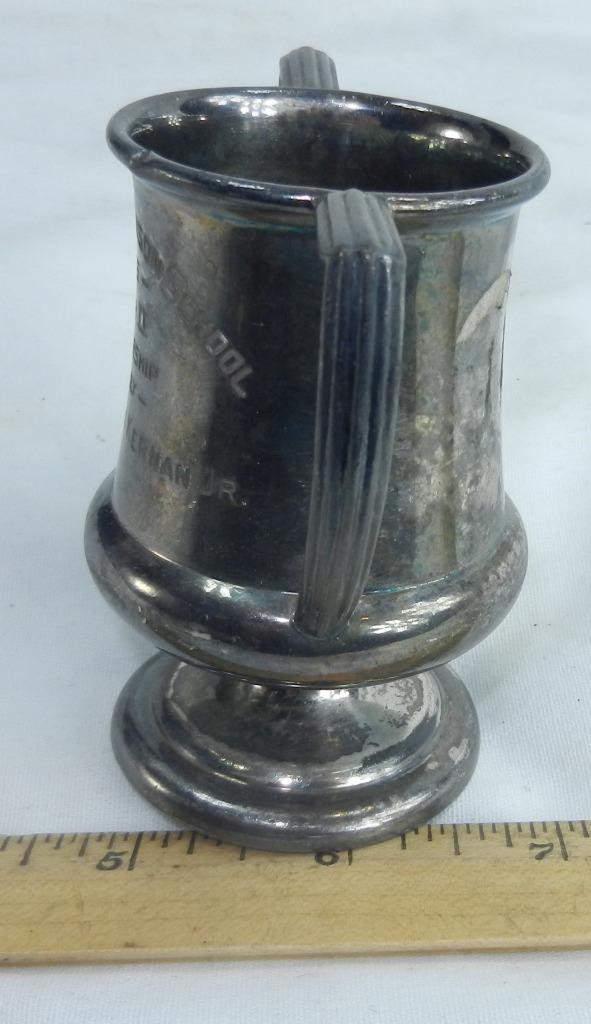 1926 Allen Stevenson School Loving Cup Trophy Upper II Scholarship John Kernan