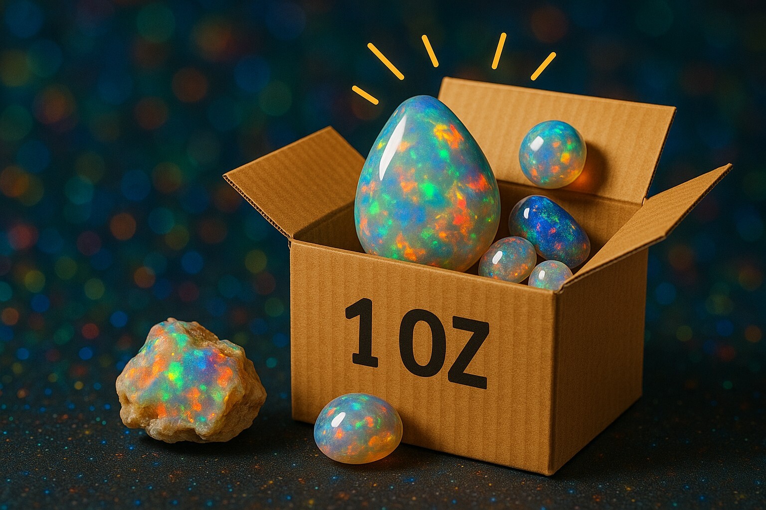 ✨Coober Pedy opal rough 1 oz Mystery Box🎁