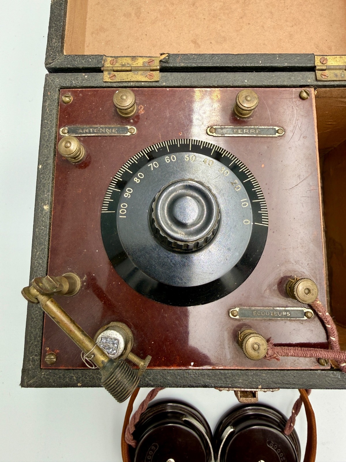 RARE MILDE-BAYARD FRENCH CRYSTAL RADIO c1925