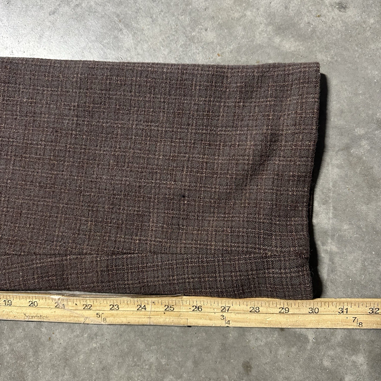 Vintage 40s Allen Brand Denver CO Western Wool Plaid Pants Rockabilly Size 32x30