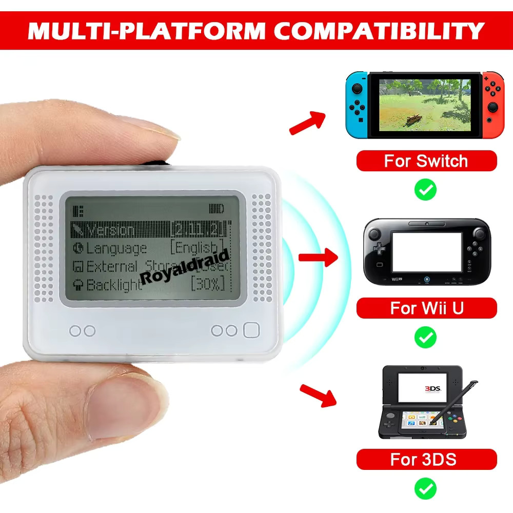 For Allmiibo Chargeable Intelligent Simulator Emulator Bluetooth-Compatible Univ