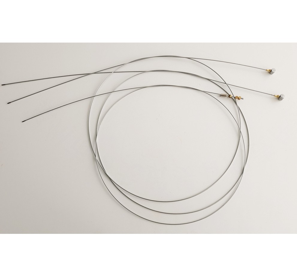 3Pcs/Set Motorcycle Clutch/Brake/Throttle Cable Kit Durable Steel Wire Universal