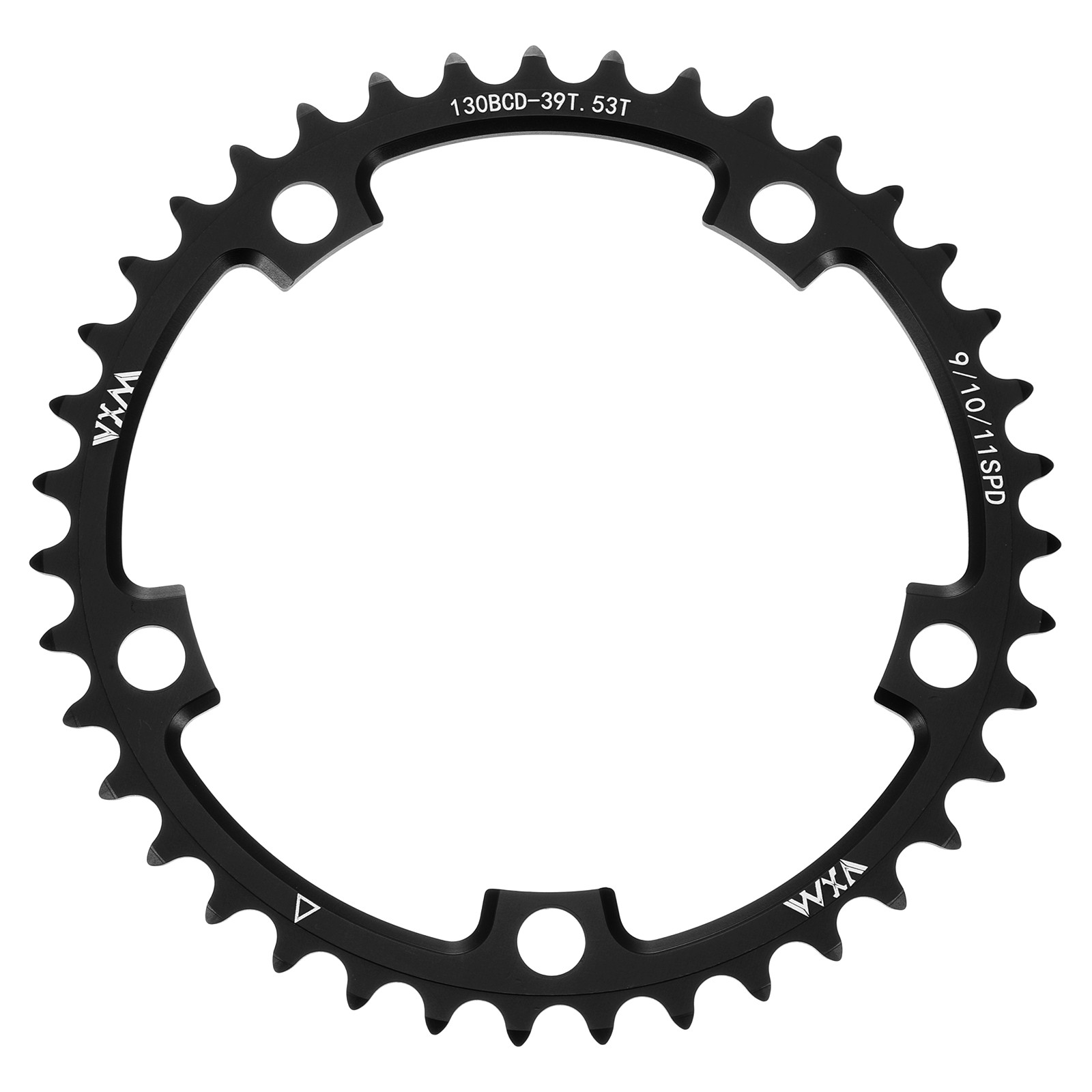 130BCD Bike Chainring 39T Round Narrow Wide Single Chainring for Road Bike