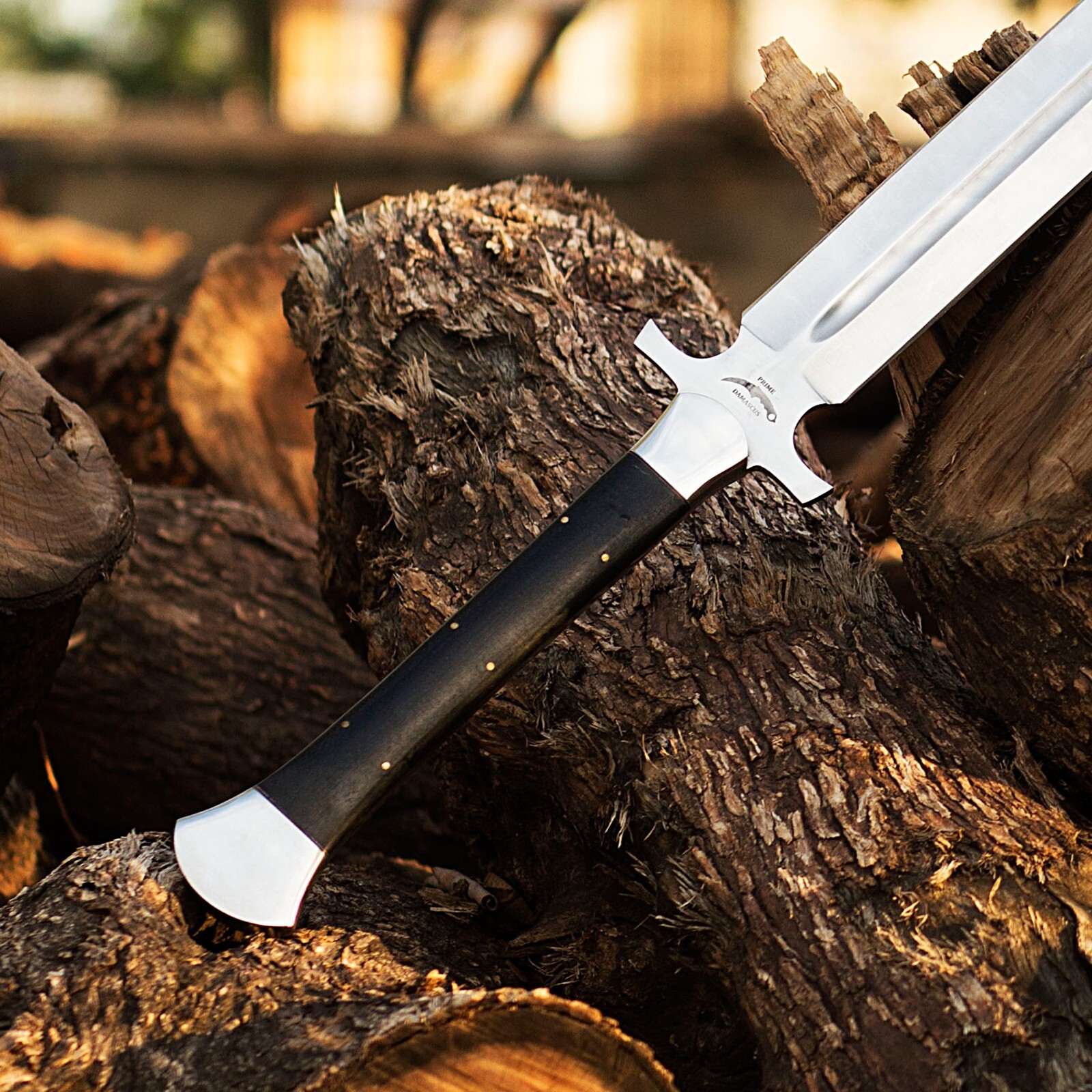 Custom Handmade Full Tang Steel Sword With Scabbard- Battle Ready Sword