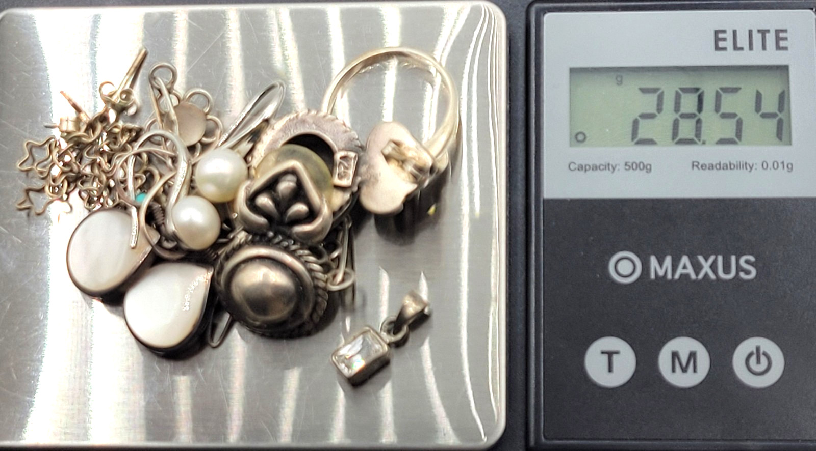 Sterling Silver Mixed Lot Of 8 Jewelry