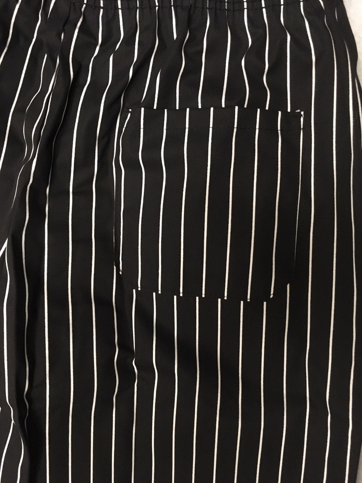 Chef Pants pant cook Black white stripe 3x 4x 5x 6x NEW Kitchen Pinnacle Baggy