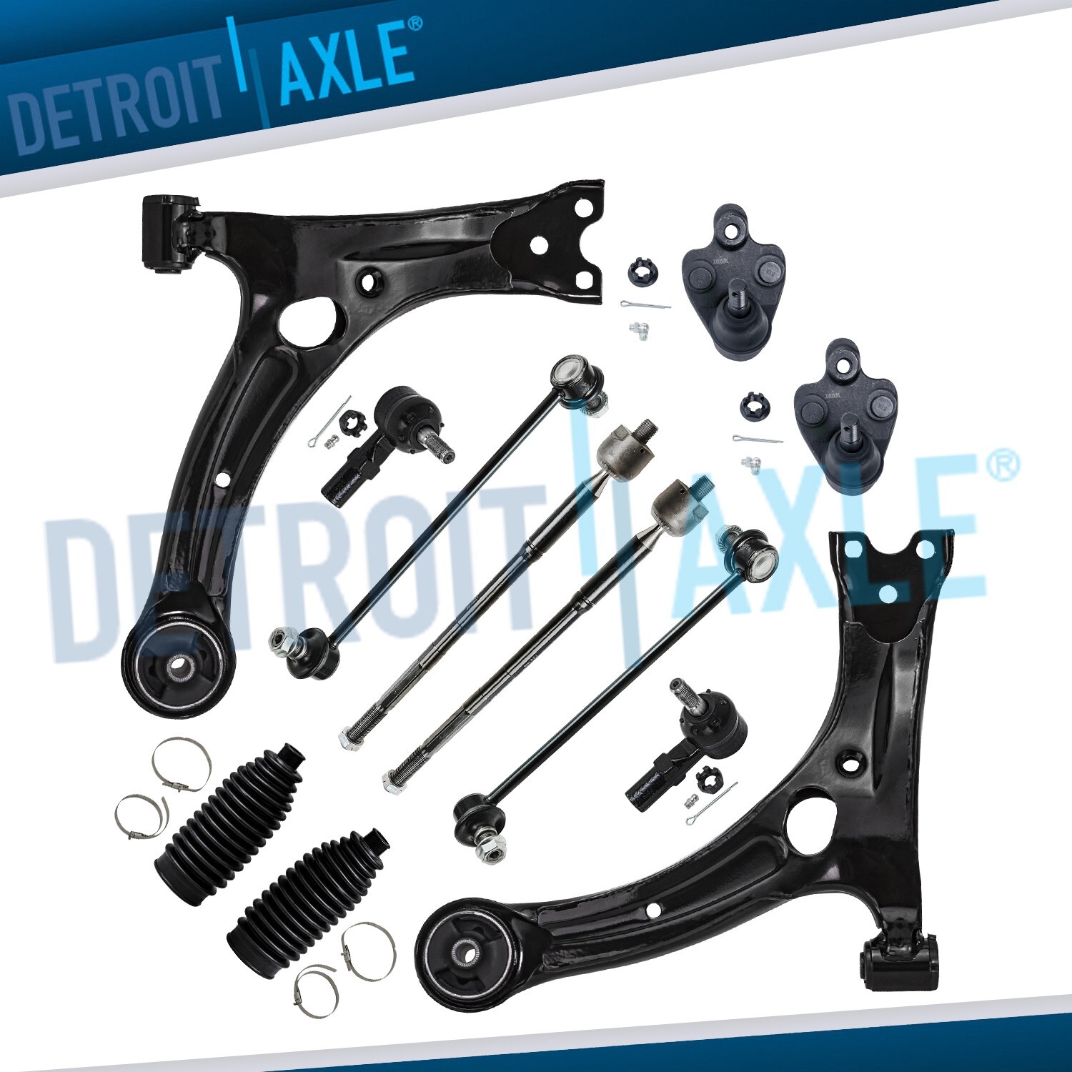 Front Lower Control Arm Tierod Sway Bar for 2003-2008 Pontiac Vibe Toyota Matrix