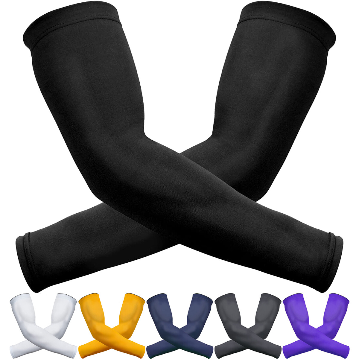 Arm Sleeves for Men Women UPF 50+UV & Sun Protection Cooling Compression Sleeves