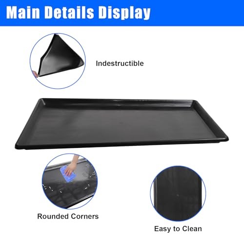 Extra Large Oil Drip Pan, 35.4 x 24 x 1.in Oil Change Drain Pan, 6 Pack 6