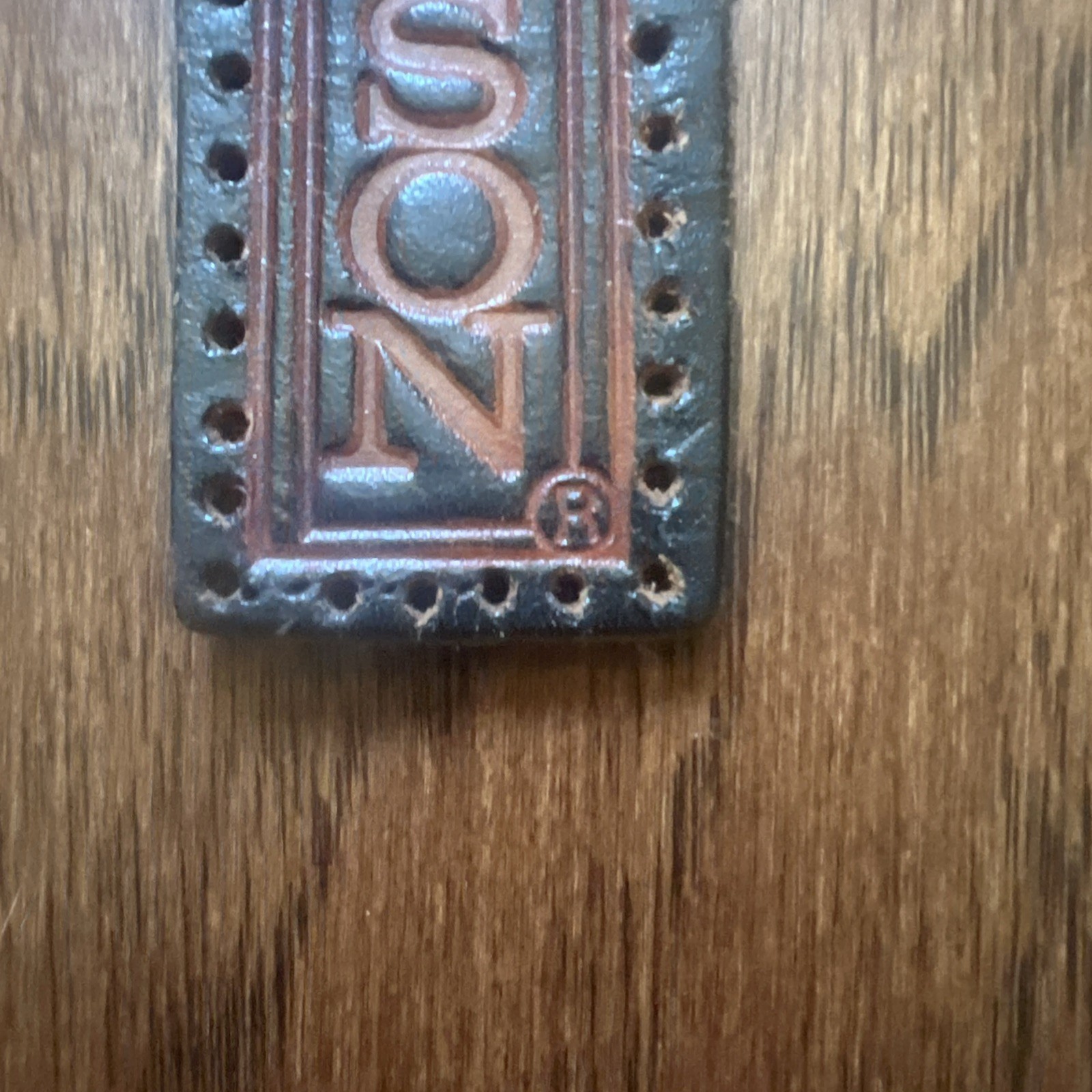 Vintage Harley Davidson Logo Leather Patch