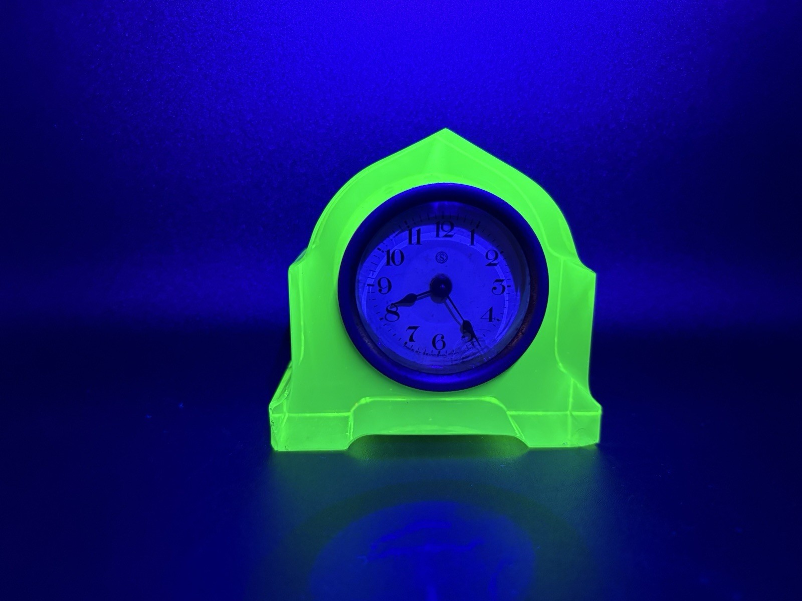 Uranium Glass Clock