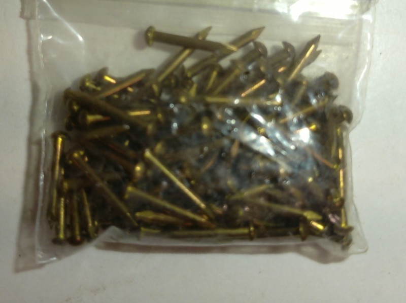 Vintage 1/2" Copper Nails - 1 oz Bag - Approx. 100 Per Bag