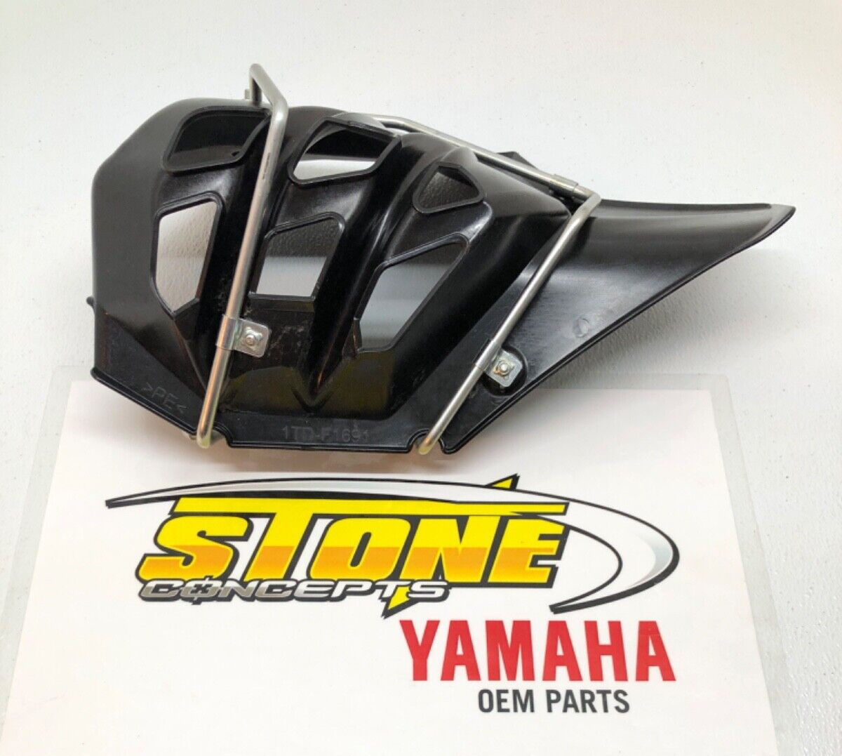 OEM Yamaha YFZ450R Heel Foot Guards Left Right 2014-2026 Stock 14-26 YFZ 450R