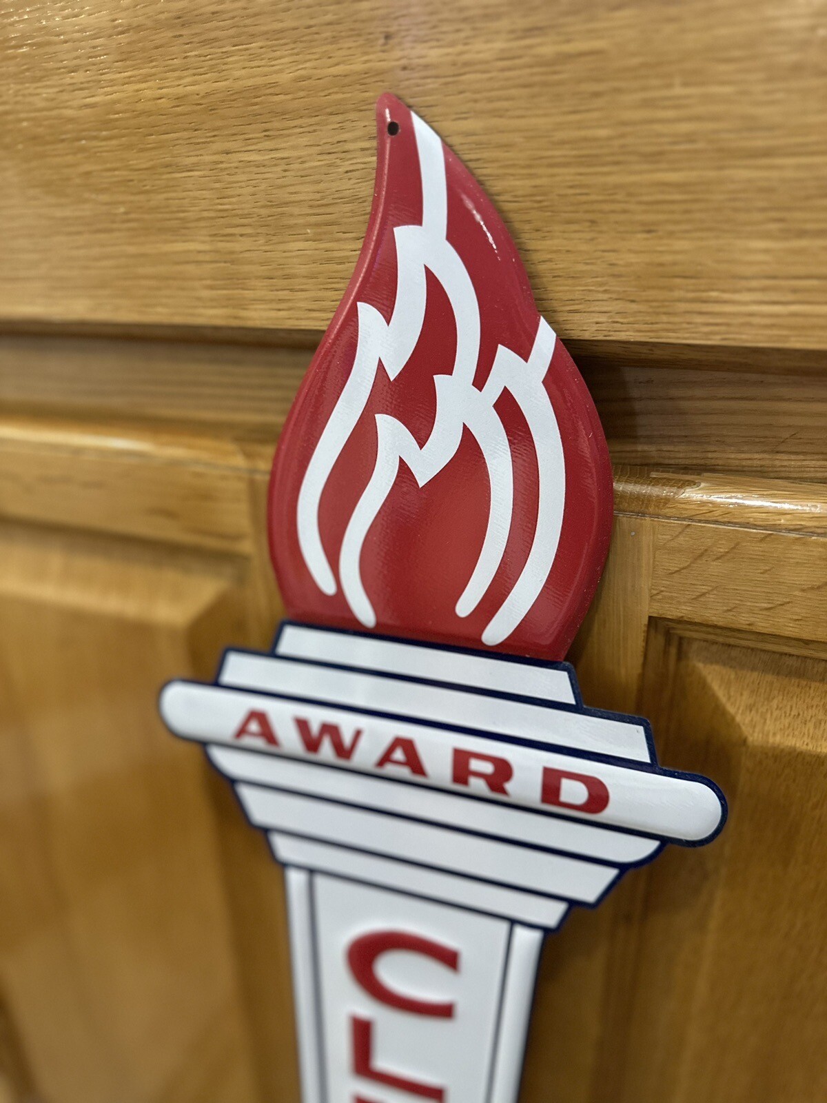 Clean Rest Room Sign Bathroom American Standard Gas Oil Vintage Style Wall Decor