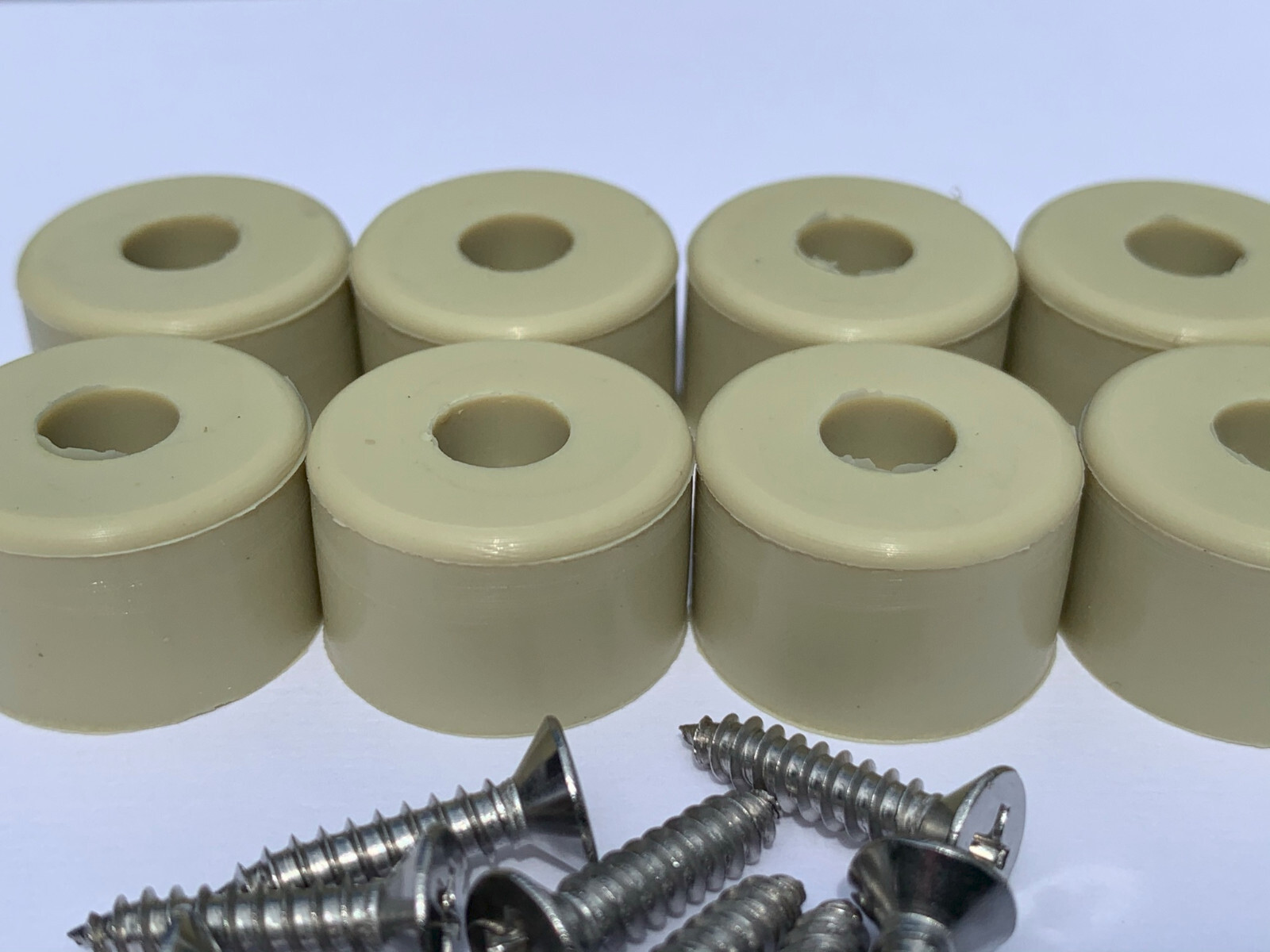 7/8" DIA Silicone Rubber Bumpers Black White Clear Brown Orange Red Blue Green