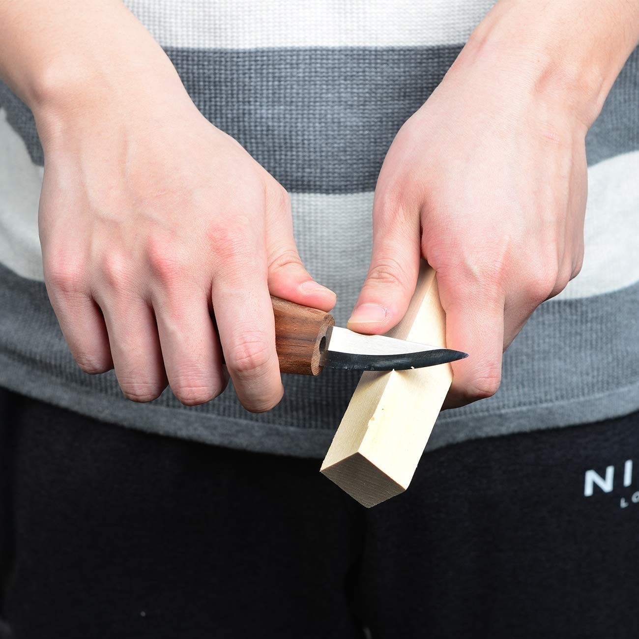 8 Pcs Basswood Blocks for Carving 4x2x2 Inch Soft Wood for Whittling Craft DIY