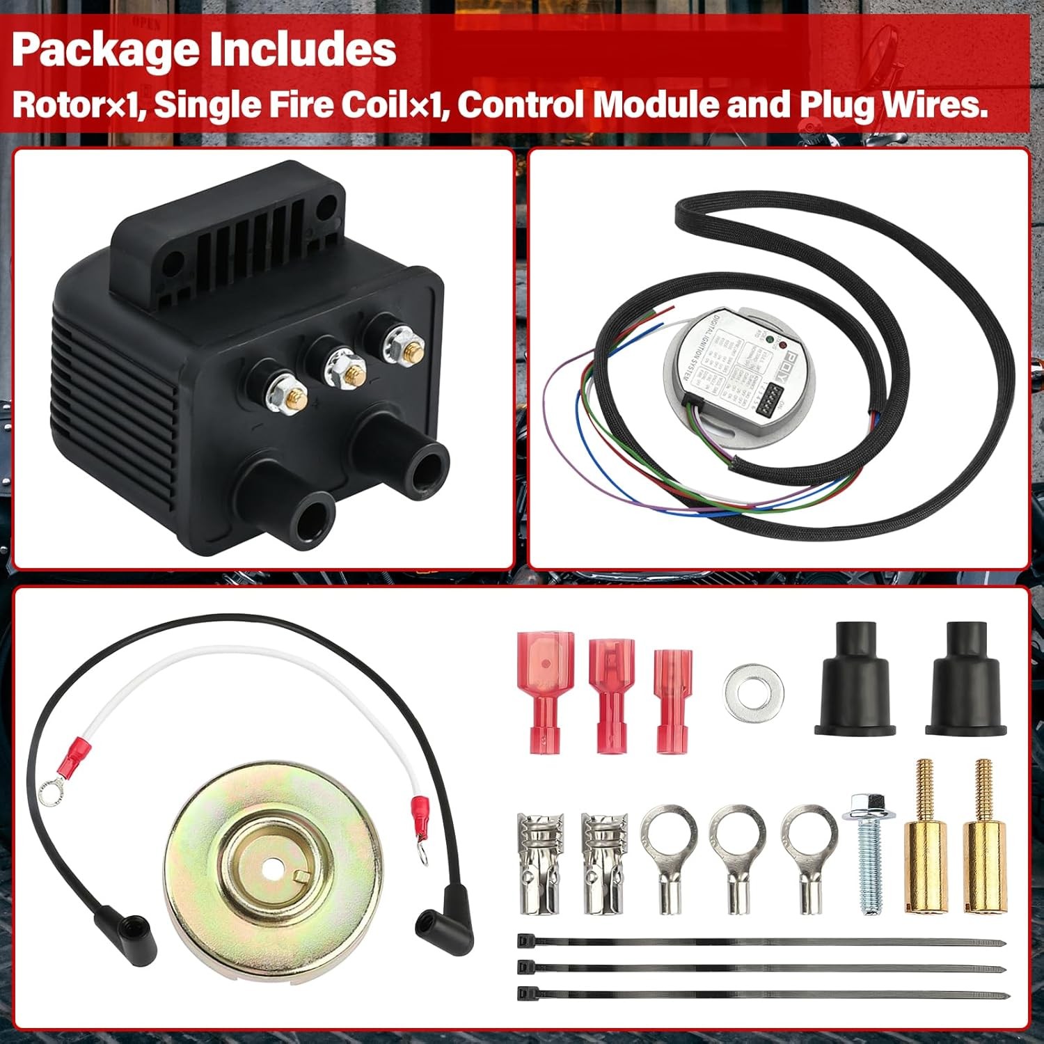 53-660 Electronic Ignition Kit for Harley EVO Big Twin & XL Sportster 1970–2003