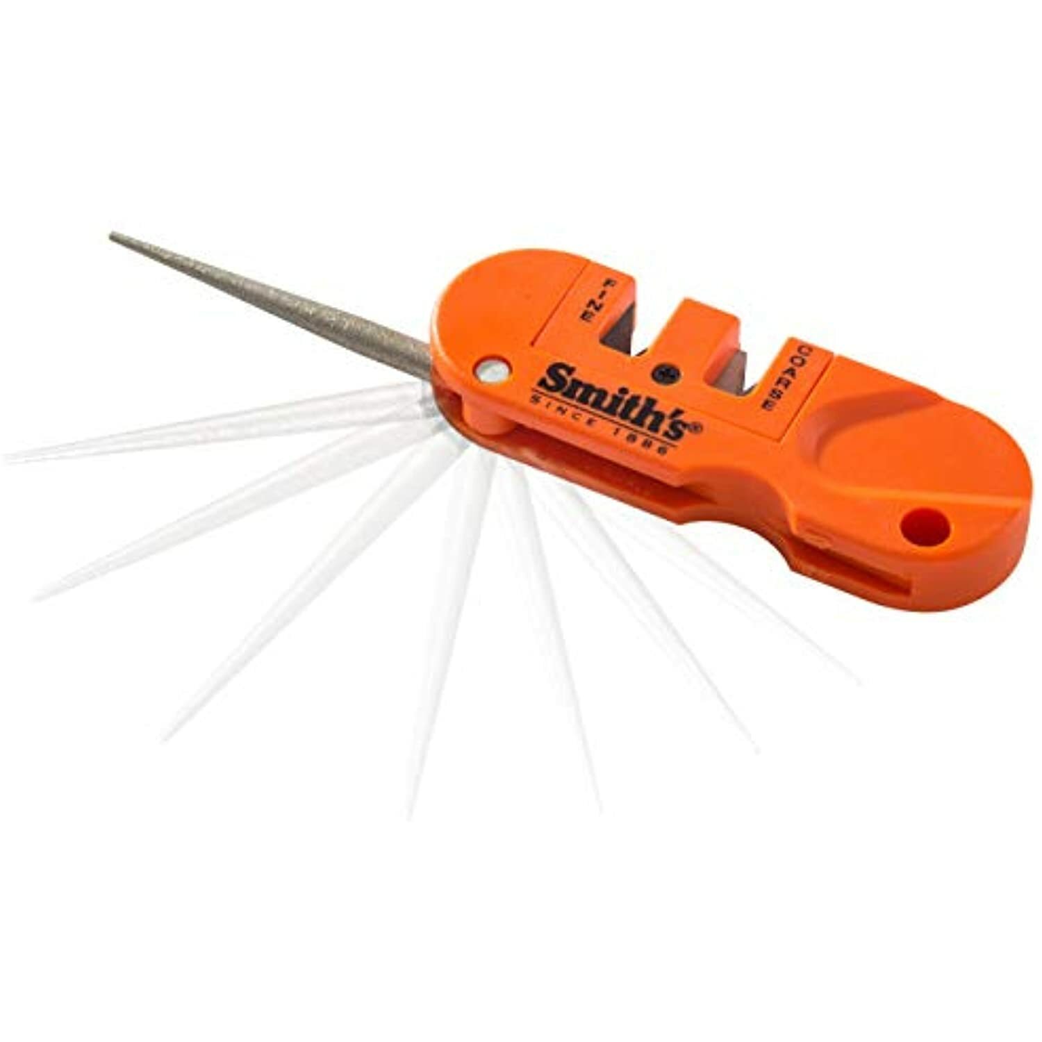 Smith's 51203 Pocket Pal Knife Sharpener - Orange