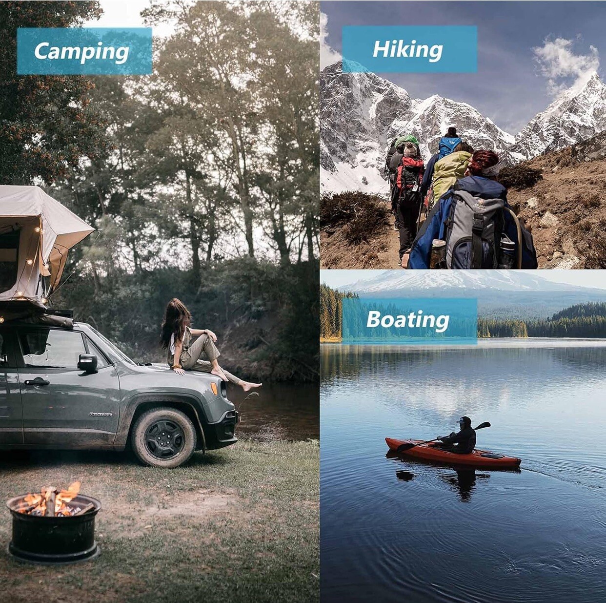 Outdoor Waterproof Bags, Dry Bags, Hiking,Camping, Ultralight Sack 5 Pcs