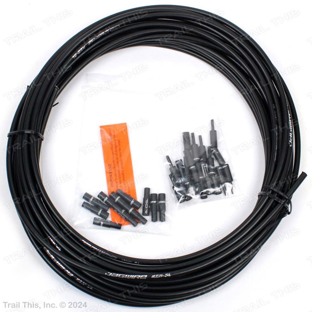 Jagwire Pro 5mm Compressionless Brake Housing w/ Slick Lube Liner 10m Roll Black