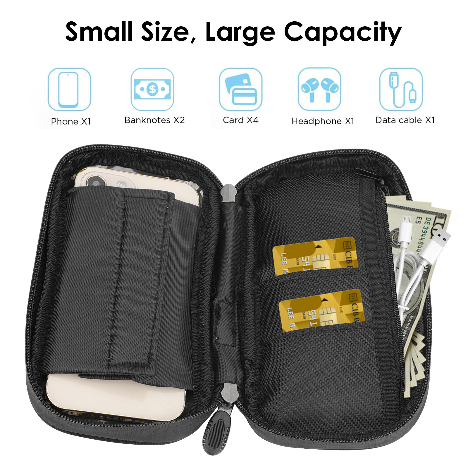 Motorcycle Bicycle Front Tube Phone Holder Case 360° MTB Phone Waterproof Bag