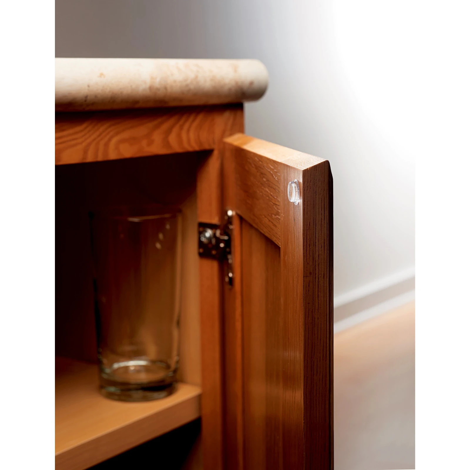 Scotch Round Rubber Cabinet Door Bumpers Pads Clear 20 Pack