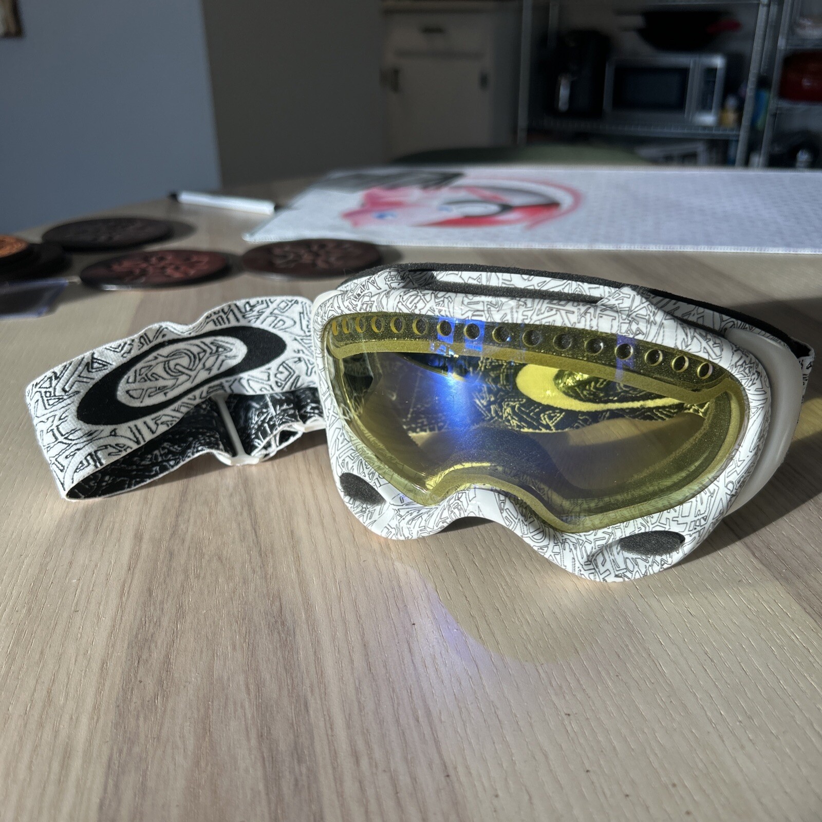 Oakley Crowbar Ski And Snowboard Goggles.